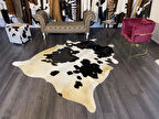 HAKİKİ DERİ DANA POSTU SİYAH - BEYAZ 200 x 220 - 0701000185