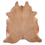 Hakiki Deri Dana Postu Düz Krem 200 x 210 cm - 31484