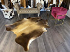 HAKİKİ DERİ DANA POSTU MIX KAHVE 185 x 220 - 1001000115