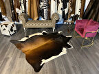 HAKİKİ DERİ DANA POSTU MIX KAHVE 180 x 205 - 1001000149