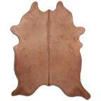 Hakiki Deri Dana Postu Düz Krem 180 x 220 cm - 33599