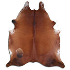 Hakiki Deri Dana Postu Düz Kahve 210 x 240 cm - 63123