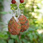 2251 Unakit el yapımı küpe