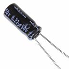 0.22uF 50V Elektrolit Kondansatör