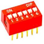 6'lı Dip Switch - 6x2
