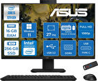 Asus V470VAK Intel Core İ5-13420H 16GB Ddr5 256GB SSD 27'' Fhd 100Hz 300NITS Windows 11 Home Siyah Allınone Bilgisayar ASI58512B0DH01+ZETTAUSBBELLEK