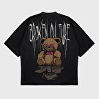 Oversize 'Broken' T-Shırt