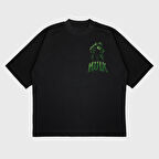 Oversize 'Hulk' Baskılı T-Shırt