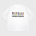 Oversize 'the ant hill mob' Baskılı T-Shırt