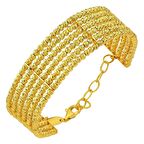 Bilezikhane Toplu Bilezik 6 Sıralı 22 Ayar Altın 40.00 Gram