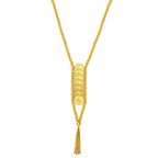 Bilezikhane 22 ayar altın turalı dorikalı sallantılı kolye