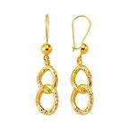 Bilezikhane Uzayyolu Küpe 22 Ayar Altın 6.00 Gram