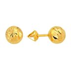 Bilezikhane 22 Ayar Altın Top Küpe 2.50 Gram