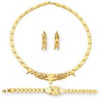 Bilezikhane Düğün Set Çiçekli Model 46,00 Gram 22 Ayar Altın