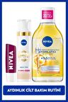 Nivea Luminous630 CC Yüz Kremi 40ml, Aydınlatıcı Micellar Makyaj Temizleme Suyu 400ml, Dudak Bakım Kremi