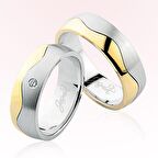 Sarı Beyaz Altın Alyans 2303