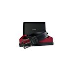 Fossil Gri desenli Hakiki deri Spor kemer 4CM-125CM