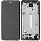 Samsung Galaxy A52 - SM-A525 Lcd Ekran Dokunmatik Orijinal Kalite ÇITALI SİYAH