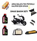 XMAX 250 XCİTY 250 FULL BAKIM SETİ BUJİ DAHİL ARKA KALİPER TEK PİSTON MODEL 2006-2017 -ARASMOTO