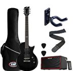 ESP LTD EC-10 Kit Siyah Elektro Gitar Set