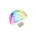 Alfa USB Disko Topu Sese Duyarlı Renkli Işıklı LED Lamba