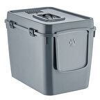 MASKOT ÜSTTEN KAPAKLI KAPALI KEDİ TUVALETİ