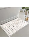 Banyo Paspası, Yumuşak Banyo Halısı, Kaymaz Dot Tabanlı, Yıkanabilir - 60x100