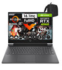 Hp Victus W16-S1018NT Amd Ryzen 7-8845HS Aı 96GB Ddr5 4tb SSD 8gb/ RTX4060 WINDOWS11PRO 16.1" 144 Hz Fhd IPS Taşınabilir Bilgisayar VİCTUSA1YU5EA60+WEBLEGELSINÇANTA