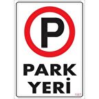 Pvc Levha quot;Park Yeriquot; 25*35 cm