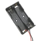 Powermaster IC-233A Plastik Siyah AA 2'li Pil Yuvası (5 Adet)