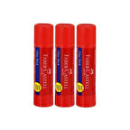 Faber Castell Stick Yapıştırıcı 40 Gram - 3 Adet