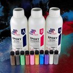 Ultra Şeffaf Epoksi Reçine Seti, 3 kg Reçine ve Sertleştirici, 10 Adet 15 gr Pigment Renk Seti