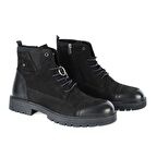 Pierre Cardin 77650 Nubuk Siyah %100 Deri Erkek Bot