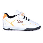 Mp 242-2102Ft Beyaz Cırtlı Halısaha Erkek Çocuk Futbol Ayakkabı