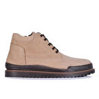 Mp 242-4513Mr %100 Deri Erkek Fermuarlı Kışlık Bot