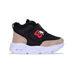 Skuaıter 7600 Siyah Bebe Cırtlı Erkek Çocuk Kürklü Bot