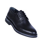 Baloğlu 1951 Siyah Kauçuk %100 Deri Erkek Klasik Ayakkabı