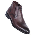 Censay 138 Kahve Zigana Erkek %100 Deri Kürklü Bot