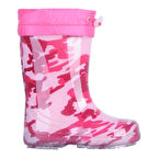 Serabian Pf-580 Kmf Pembe Kürklü Kız Çocuk Çizme Bot Ayakkabı