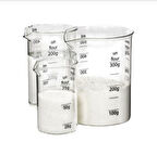 Borosiliksat 3'Lü Ölçü Kabı (500ML, 300ML, 125ML) Un, Şeker, Sıvı Ölçü Kabı