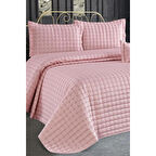 WALLS YATAK ÖRTÜSÜ NAKIŞLI ÇİFT KİŞİLİK TOLEDO PEMBE