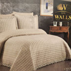 WALLS YATAK ÖRTÜSÜ SETİ 6 PARÇA CAROLİNA BEJ