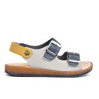 Şiringenç 006 Lacivert-Bej-Hardal Comfort Erkek Çocuk Sandalet