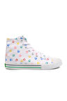 United Colors Of Benetton Bn-30185 Beyaz Kanvas Hi Sneaker