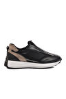 Ayakmod 7539 Siyah-Beyaz Slip-On Kadın Sneaker