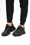 Siyah Bağcıklı Kadın Sneaker DRK171 G