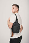 Siyah Erkek Omuz Çantası 31632