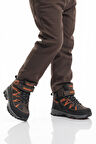 Kahve Turuncu Polarlı Kaymaz Çocuk Outdoor Bot 2301 F