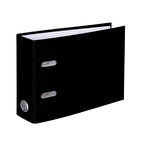 My File Geniş Plastik Telgraf A5 Boy Klasör Siyah