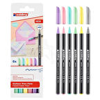 Edding 1200 İnce Uçlu Keçeli Kalem 6lı Set Pastel Renkler